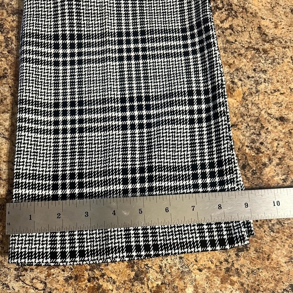 New York & Co Womens Size 10 Average Houndstooth Pattern Career Pants Boot Cut - Picture 9 of 14